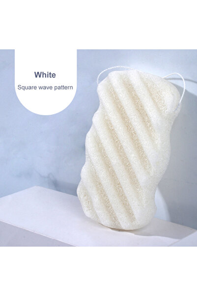 Choice إسفنجة غسل الوجه البيضاء من برينبو، غسول كونجاك للوجه، إسفنجة كبيرة رغ...