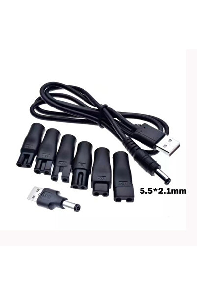 Choice 7pcs adpater 1cable 8 PCS Replacement Power Cord 5V Charger USB Adapte...
