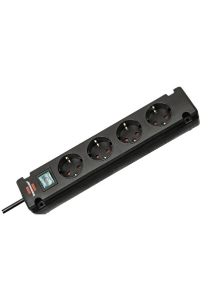 Brennenstuhl "Bremounta" Multi-Socket, 4 sockets, switch, 1.5m, black