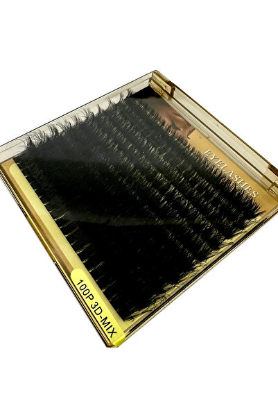 Choice1 10-18mmMIX 0.07mm D 10Rows100p3Dmix 5D Fluffy Thick Lash Clusters DIY...