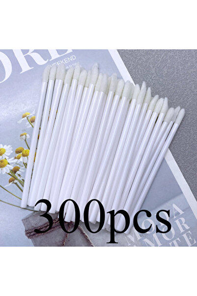 Choice 300pcs LipBrushWhite 300pcs Lip Brush Eyelash Wands Applicators Dispos...