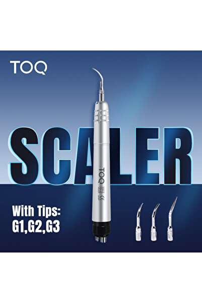 Choice جهاز تنظيف الأسنان الهوائي AS2000 ذو فتحتين من Borden / Midwest، قبضة ...