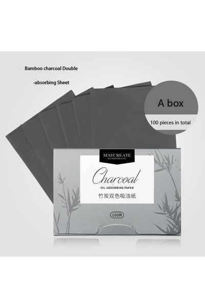 Choice4 Bamboo Charcoal 100Sheets/bag Oil Blotting Paper Lavender Green Tea C...