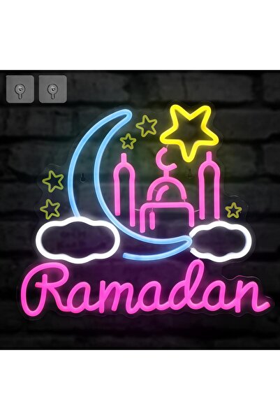 Slasa Moon Castle Neon Sign 40×33 cm with 6mm Acrylic Base LED Wall Light