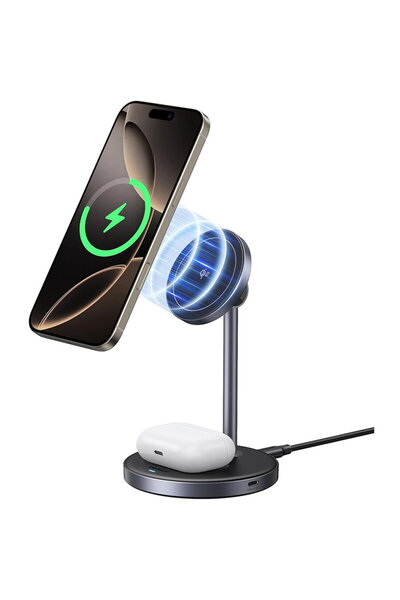 Ugreen W710 2 în 1 USB-C MagSafe 3A 20W Negru