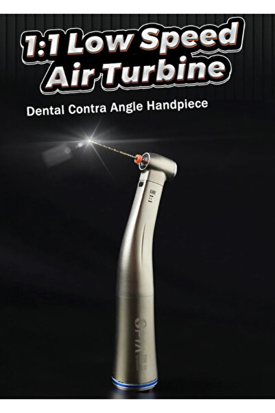 Choice معدات طب الأسنان 1:1، سرعة منخفضة، قبضة زاوية معاكسة 1:1، ضوء LED، تور...