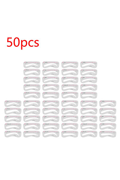 Choice 50pcs 10-50Pcs Card Eyebrow Stencil Reusable Eyebrow Stencil Eye Brow ...