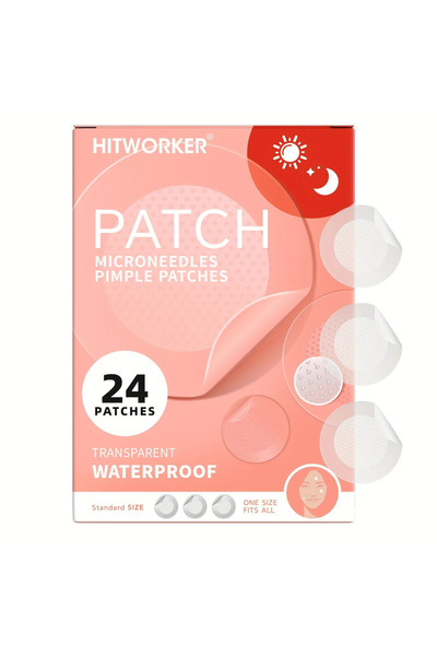 Choice 24 قطعة من لصقات حب الشباب الهيدروكولويدية | لصقات لطيفة مقاومة للماء ...