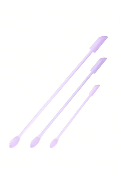 Choice 3Pcs Purple 1/3Pcs Silicone Empty Bottle Scraper With Black Scraper, F...