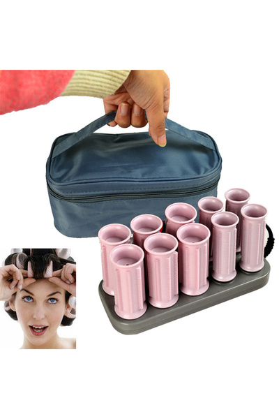 Choice مجموعة بكرات الشعر الكهربائية الكلاسيكية المكونة من 10 قطع، مثالية لعم...