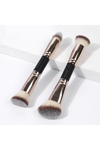 Choice فرشاة مكياج أساس مزدوجة الأطراف من جولد مانج، قطعتان، فرشاة مكياج كونس...