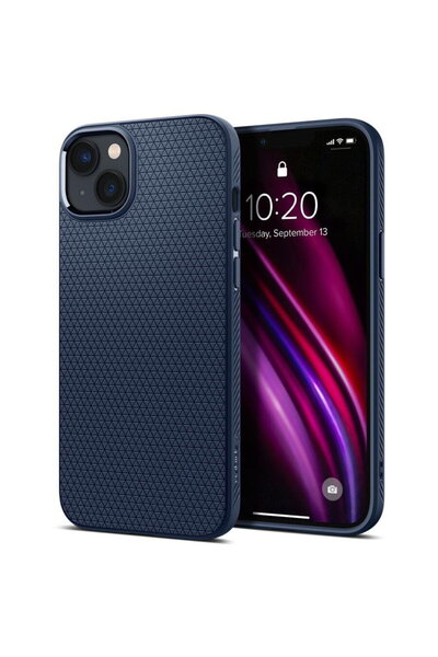 Spigen Husa Liquid Air pentru iPhone 14 Plus, bleumarin