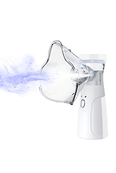 Choice White Medical Nebulizer Machine Asthma Inhaler Mini USB Handheld Autom...