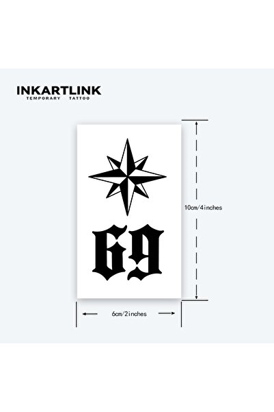 Choice IN-E334 Starlight temporary tattoo sticker, waterproof magic tattoo, l...