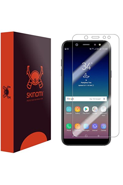 Skinomi Folie protectie ecran Samsung Galaxy A6 2018, Acoperire completa, Aut...