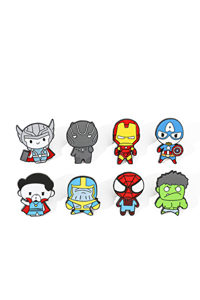 Choice 8 قطع من دبابيس شخصيات كرتونية لطيفة، الرجل الحديدي والرجل العنكبوت، د...