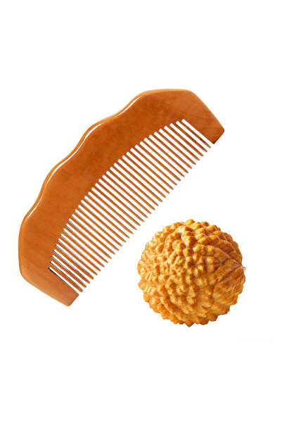 Choice هدية عملية مكونة من قطعتين للنساء الحوامل: مشط ولادة خشبي طبيعي + كرات...