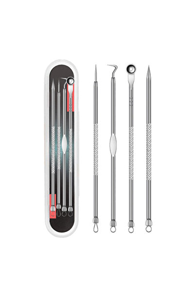 Choice A 4pcs/set Acne Removal Needles Stainless Steel Pimple Blemish Blackhe...