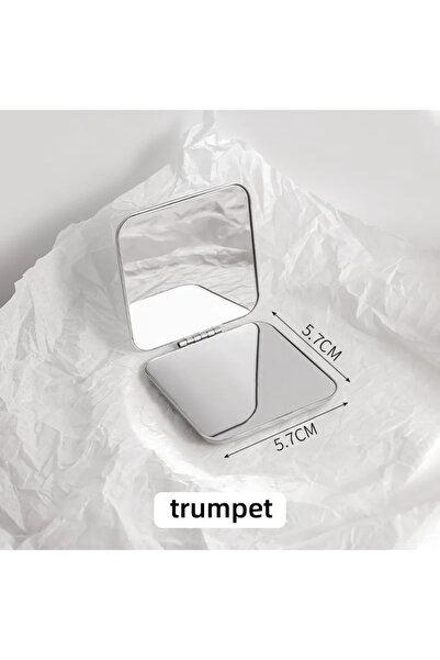 Choice C538-square Foldable Makeup Mirror Portable Double-Sided Mirror Stainl...