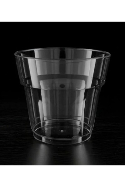 Proted Kurumsal Şeffaf Kristal Mika Tek Kullanımlık Sert Plastik Bardak 180 C...