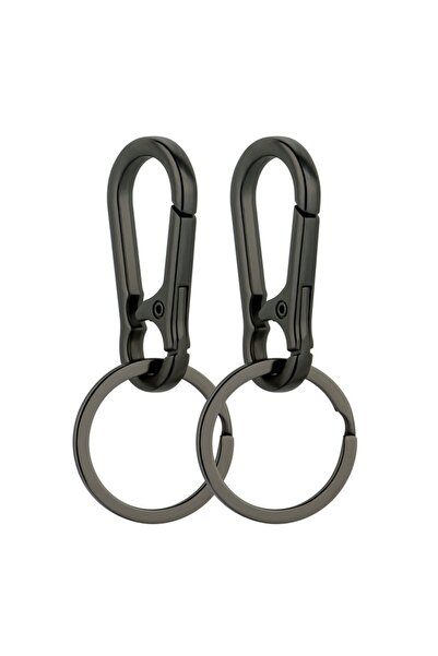 Choice Gun black-2pcs 2-4PCS Carabiner Clip Keychain Metal Carabiner Shape Ke...