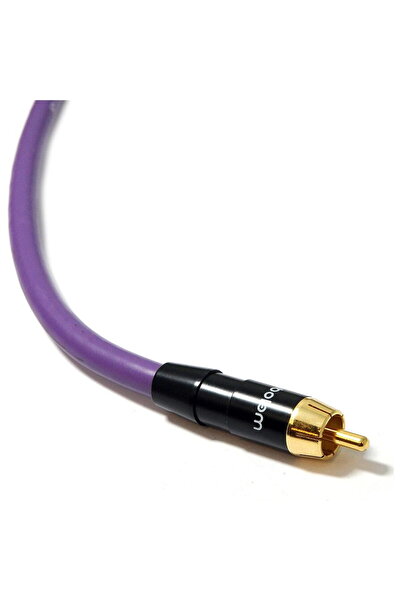 Melodika Kabel RCA (Cinch) - RCA (Cinch) 1.5m fioletowy