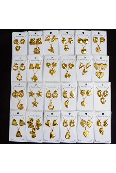 Choice 10Pieces 50cm Gold Color 5/8/10Set/Lot Fashion Stainless Steel Earring...