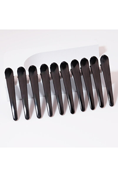 Choice 10 قطع من مشابك الشعر البلاستيكية السوداء ذات الأسنان المسننة، مناسبة ...