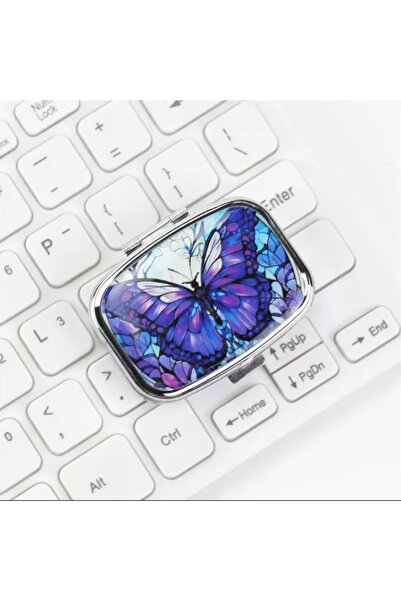 choice2 حافظات سفر على شكل فراشات، منظمات مجوهرات معدنية ملونة جميلة، حامل من...