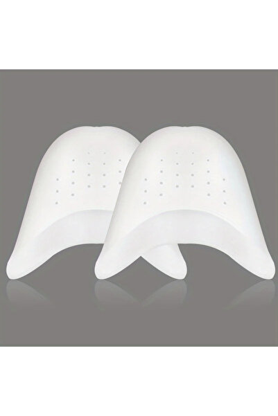 Choice زوج واحد من أغطية أصابع القدم الجل البيضاء الناعمة لأحذية الباليه والر...