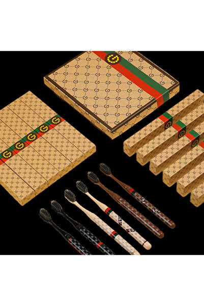 Choice ٦ قطع - علبة واحدة، ٦ قطع/علبة، طقم فرشاة أسنان فاخر مع علبة هدايا، شع...