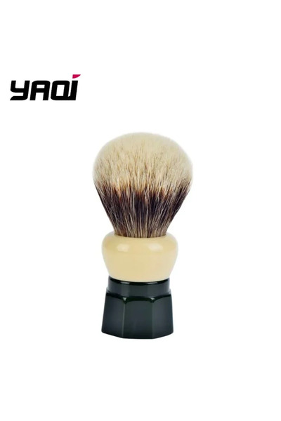 Choice R210404 24MM Green YAQI Shaving Brush Obsidian Two Band Badger Hair Me...