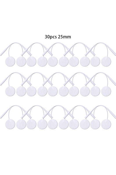 choice2 30 قطعة من وسادات أقطاب التحفيز الكهربائي للعضلات (EMS) رفيعة، مقاس 2...