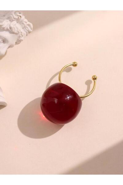 Choice خاتم مفتوح من الفولاذ المقاوم للصدأ مصنوع من الراتنج الشفاف الفني F 1،...