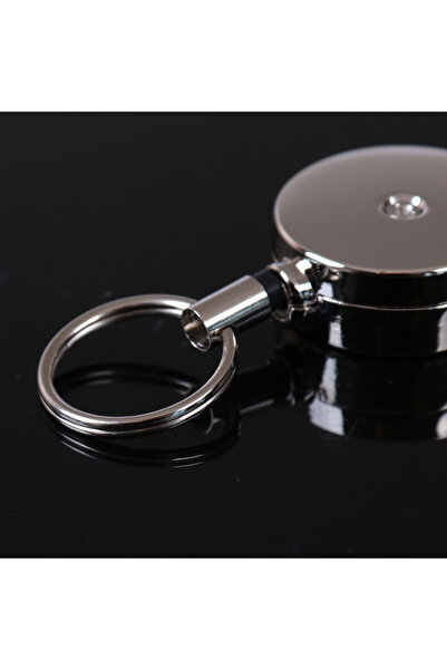 Choice حلقة مفاتيح قابلة للسحب، قطعة واحدة، مقاس واحد، مشبك سلسلة، حامل كاراب...