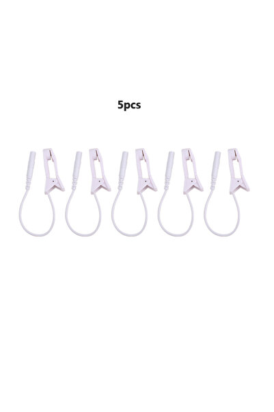 Choice3 WBEJX075-B 5pcs Ear Clip Electrode Wire Digital TENS Massager Electro...