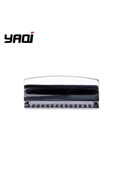 Choice رأس ماكينة حلاقة أمان من نوع Yaqi SRH041-C، ذو حافة واحدة، مطلي بالكروم.