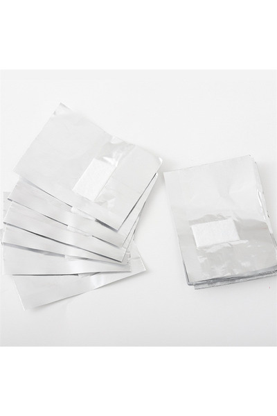 Choice ١٠٠ قطعة أو ٥٠/١٠٠ قطعة من أغطية الأظافر المصنوعة من رقائق الألومنيوم ...