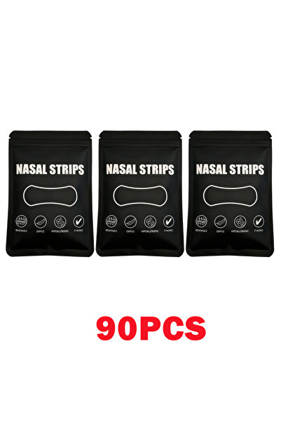 Choice1 90 قطعة - 3 أكياس من شرائط الأنف الرياضية المضادة للشخير لتحسين التنف...