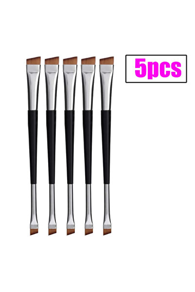 Choice1 5pcs Professional Eyebrow Brush Eyeliner Angled Flat Head Blade Eye L...