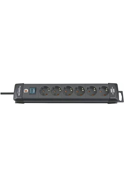 Brennenstuhl Multi Socket "Premium", 6 Sockets, 3m, Black
