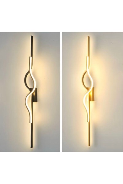 MİNEL DEKOR LED LIGHTING Minel Dekor Lighting Applique Mica Model 70 cm Gold