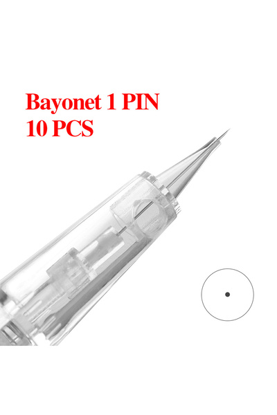 Choice ١٠ قطع من إبر خرطوشة ذات دبوس واحد لأقلام ديرما ميكرونيدل MYM M5/M7 و ...