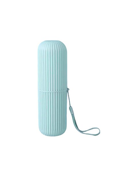 Choice علبة تخزين فارغة محمولة لفرشاة الأسنان ومعجون الأسنان، باللونين الأخضر...