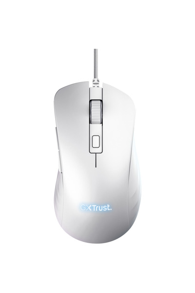Trust Mouse optic GXT924W YBAR+, 25600 DPI, USB, Alb