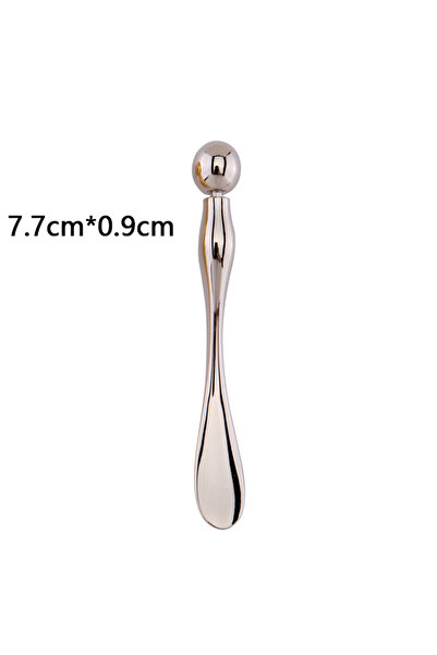 Choice 7.7cm Silver Metal Face Massage Stick Anti Wrinkle Eye Cream Applicato...