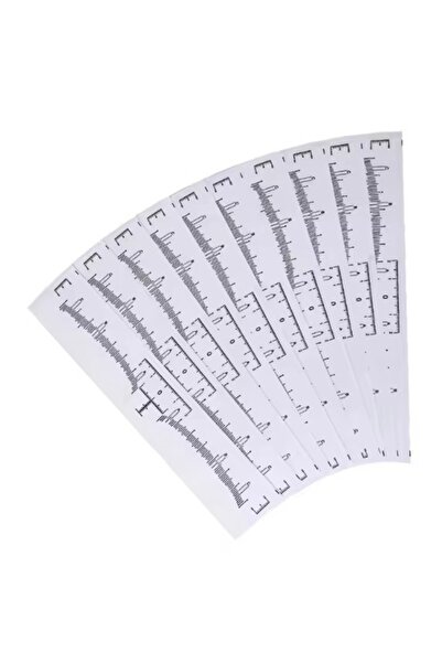 Choice1 50 Pcs 20pcs/50pcs/100pcs Disposable Tattoo Eyebrow Ruler Sticker Mic...