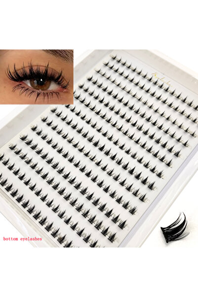 Choice1 مجموعة رموش صناعية مكونة من 14 صفًا (14 صفًا) - رموش مكياج ورموش سفلي...