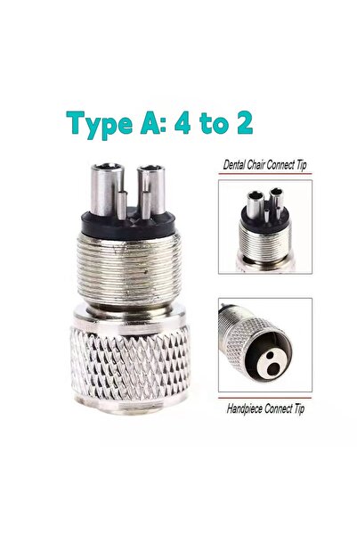 Choice محول قطعة واحدة لقطعة اليد التوربينية السنية بفتحتين/أربع فتحات، موصل ...