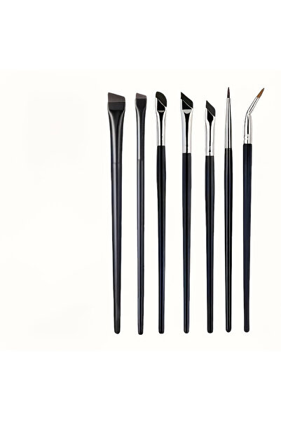 Choice مجموعة فرش مكياج دقيقة مكونة من 7 قطع، تتضمن فرشاة تحديد العيون وفرشاة...